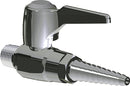 Chicago Faucets LGB1-31H Carbon Monoxide Laboratory Ball Valve, Panel-Mount