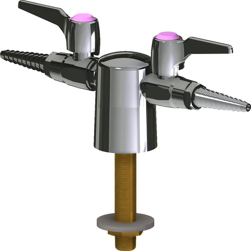 Chicago Faucets LGB1-31J-25 Propane Laboratory Ball Valve, Deck-Mount