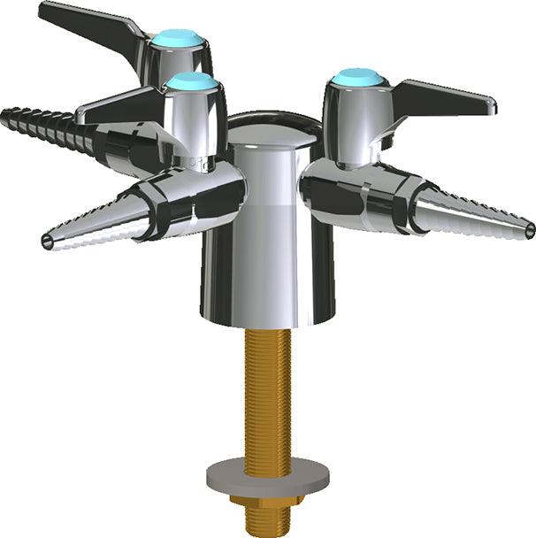 Chicago Faucets LGB1-31M-30 Specialty Gas Laboratory Ball Valve, Deck-Mount