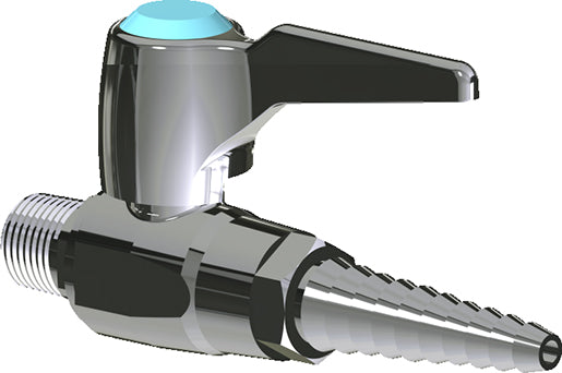 Chicago Faucets LGB1-31M Specialty Gas Laboratory Ball Valve, Panel-Mount