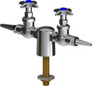 Chicago Faucets LGF1-A11C-25 Natural Gas Laboratory Fine-Control Needle Valve, Deck-Mount