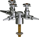 Chicago Faucets LGF1-A11D-30 Nitrogen Laboratory Fine-Control Needle Valve, Deck-Mount