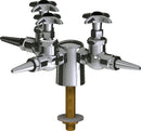 Chicago Faucets LGF1-A11F-30 Helium Laboratory Fine-Control Needle Valve, Deck-Mount