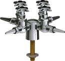 Chicago Faucets LGF1-A11F-40 Helium Laboratory Fine-Control Needle Valve, Deck-Mount