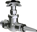 Chicago Faucets LGF1-A11F Helium Laboratory Fine-Control Needle Valve, Panel-Mount