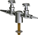 Chicago Faucets LGF1-A11H-25 Carbon Monoxide Laboratory Fine-Control Needle Valve, Deck-Mount