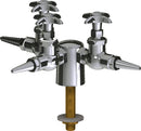 Chicago Faucets LGF1-A11H-30 Carbon Monoxide Laboratory Fine-Control Needle Valve, Deck-Mount