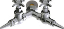 Chicago Faucets LGF1-A11H-65 Carbon Monoxide Laboratory Fine-Control Needle Valve, Wall-Mount