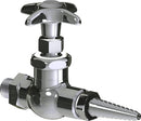 Chicago Faucets LGF1-A11H Carbon Monoxide Laboratory Fine-Control Needle Valve, Panel-Mount