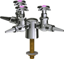 Chicago Faucets LGF1-A11J-30 Propane Laboratory Fine-Control Needle Valve, Deck-Mount