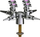 Chicago Faucets LGF1-A11J-40 Propane Laboratory Fine-Control Needle Valve, Deck-Mount