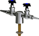 Chicago Faucets LGF1-A12C-25 Natural Gas Laboratory Fine-Control Needle Valve, Deck-Mount