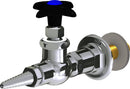 Chicago Faucets LGF1-A12C-55 Natural Gas Laboratory Fine-Control Needle Valve, Wall-Mount