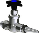 Chicago Faucets LGF1-A12C Natural Gas Laboratory Fine-Control Needle Valve, Panel-Mount
