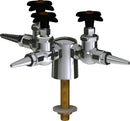 Chicago Faucets LGF1-A12D-30 Nitrogen Laboratory Fine-Control Needle Valve, Deck-Mount