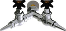 Chicago Faucets LGF1-A12D-65 Nitrogen Laboratory Fine-Control Needle Valve, Wall-Mount