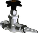 Chicago Faucets LGF1-A12D Nitrogen Laboratory Fine-Control Needle Valve, Panel-Mount