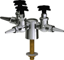 Chicago Faucets LGF1-A12F-30 Helium Laboratory Fine-Control Needle Valve, Deck-Mount
