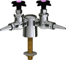Chicago Faucets LGF1-A12G-20 Carbon Dioxide Laboratory Fine-Control Needle Valve, Deck-Mount