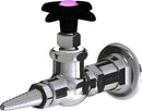 Chicago Faucets LGF1-A12G-50 Carbon Dioxide Laboratory Fine-Control Needle Valve, Wall-Mount