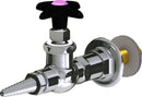 Chicago Faucets LGF1-A12G-55 Carbon Dioxide Laboratory Fine-Control Needle Valve, Wall-Mount