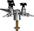 Chicago Faucets LGF1-A12H-30 Carbon Monoxide Laboratory Fine-Control Needle Valve, Deck-Mount