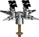 Chicago Faucets LGF1-A12H-40 Carbon Monoxide Laboratory Fine-Control Needle Valve, Deck-Mount