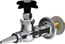 Chicago Faucets LGF1-A12H-55 Carbon Monoxide Laboratory Fine-Control Needle Valve, Wall-Mount