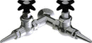 Chicago Faucets LGF1-A12H-60 Carbon Monoxide Laboratory Fine-Control Needle Valve, Wall-Mount