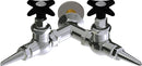 Chicago Faucets LGF1-A12H-65 Carbon Monoxide Laboratory Fine-Control Needle Valve, Wall-Mount