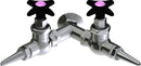 Chicago Faucets LGF1-A12J-60 Propane Laboratory Fine-Control Needle Valve, Wall-Mount