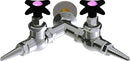 Chicago Faucets LGF1-A12J-65 Propane Laboratory Fine-Control Needle Valve, Wall-Mount