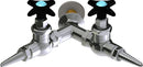 Chicago Faucets LGF1-A12L-65 Methane Laboratory Fine-Control Needle Valve, Wall-Mount