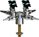 Chicago Faucets LGF1-A12M-40 Specialty Gas Laboratory Fine-Control Needle Valve, Deck-Mount