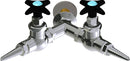 Chicago Faucets LGF1-A12M-65 Specialty Gas Laboratory Fine-Control Needle Valve, Wall-Mount