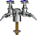 Chicago Faucets LGF1-A21C-20 Natural Gas Laboratory Fine-Control Needle Valve, Deck-Mount