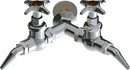 Chicago Faucets LGF1-A21D-65 Nitrogen Laboratory Fine-Control Needle Valve, Wall-Mount