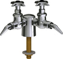 Chicago Faucets LGF1-A21F-20 Helium Laboratory Fine-Control Needle Valve, Deck-Mount
