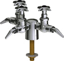 Chicago Faucets LGF1-A21F-30 Helium Laboratory Fine-Control Needle Valve, Deck-Mount