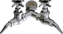 Chicago Faucets LGF1-A21F-65 Helium Laboratory Fine-Control Needle Valve, Wall-Mount