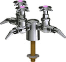 Chicago Faucets LGF1-A21G-30 Carbon Dioxide Laboratory Fine-Control Needle Valve, Deck-Mount