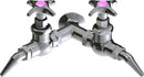 Chicago Faucets LGF1-A21G-60 Carbon Dioxide Laboratory Fine-Control Needle Valve, Wall-Mount
