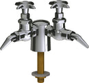Chicago Faucets LGF1-A21H-20 Carbon Monoxide Laboratory Fine-Control Needle Valve, Deck-Mount