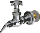 Chicago Faucets LGF1-A21H-55 Carbon Monoxide Laboratory Fine-Control Needle Valve, Wall-Mount