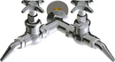 Chicago Faucets LGF1-A21H-65 Carbon Monoxide Laboratory Fine-Control Needle Valve, Wall-Mount