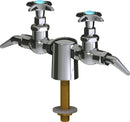 Chicago Faucets LGF1-A21L-25 Methane Laboratory Fine-Control Needle Valve, Deck-Mount