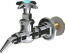 Chicago Faucets LGF1-A21L-55 Methane Laboratory Fine-Control Needle Valve, Wall-Mount