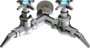 Chicago Faucets LGF1-A21L-65 Methane Laboratory Fine-Control Needle Valve, Wall-Mount