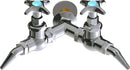 Chicago Faucets LGF1-A21M-65 Specialty Gas Laboratory Fine-Control Needle Valve, Wall-Mount