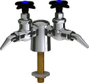 Chicago Faucets LGF1-A22C-20 Natural Gas Laboratory Fine-Control Needle Valve, Deck-Mount